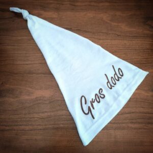 Bonnet de nuit brodé – Gros dodo 🌙