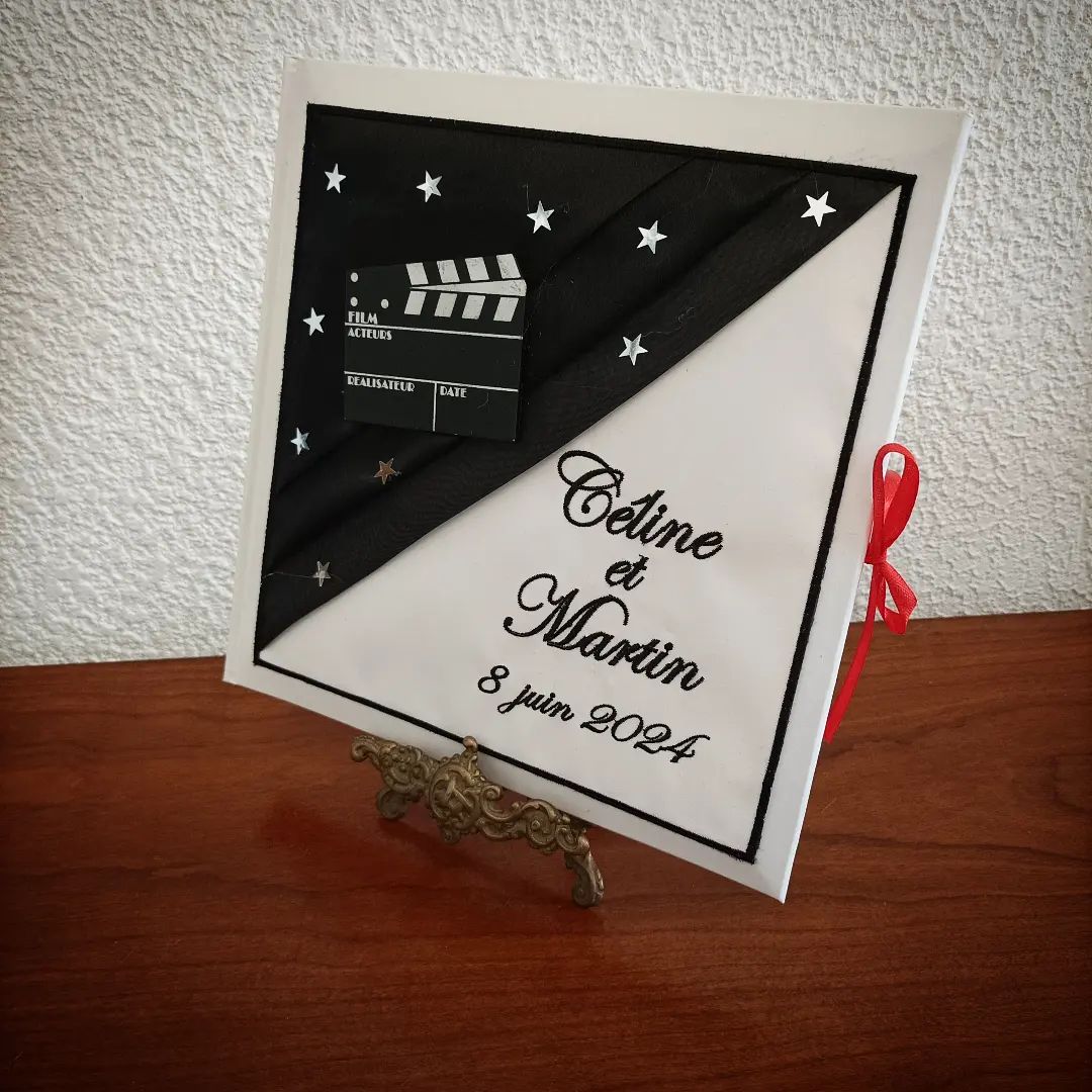 Livre d’or de mariage – Thème cinéma