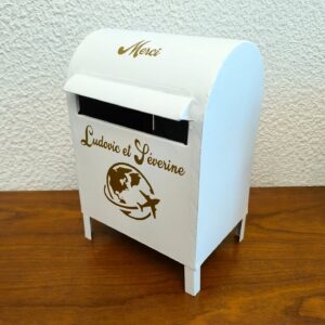 Tirelire de mariage personnalisée – Boîte aux lettres – Cadeaux & enveloppes